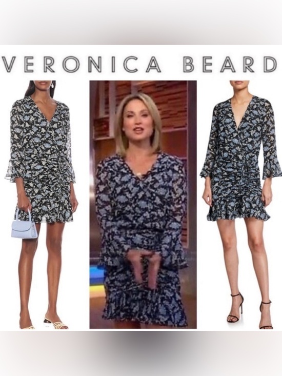 Veronica Beard Dresses & Skirts - Veronica Beard Black and White Floral Mini Dress